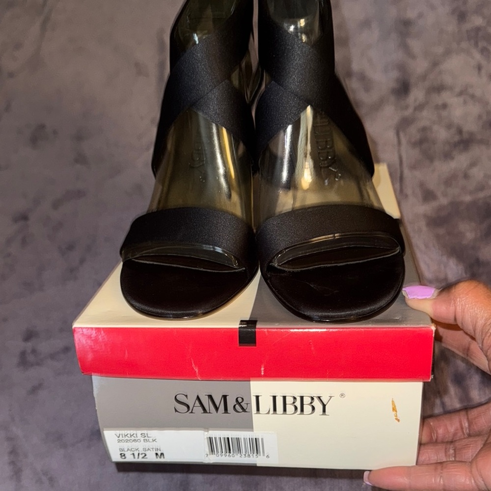 Sam&Libby satin heels